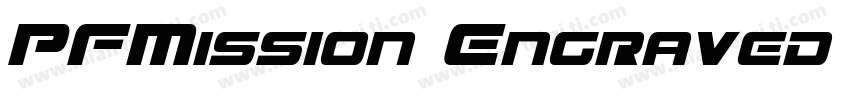PFMission Engraved R字体转换